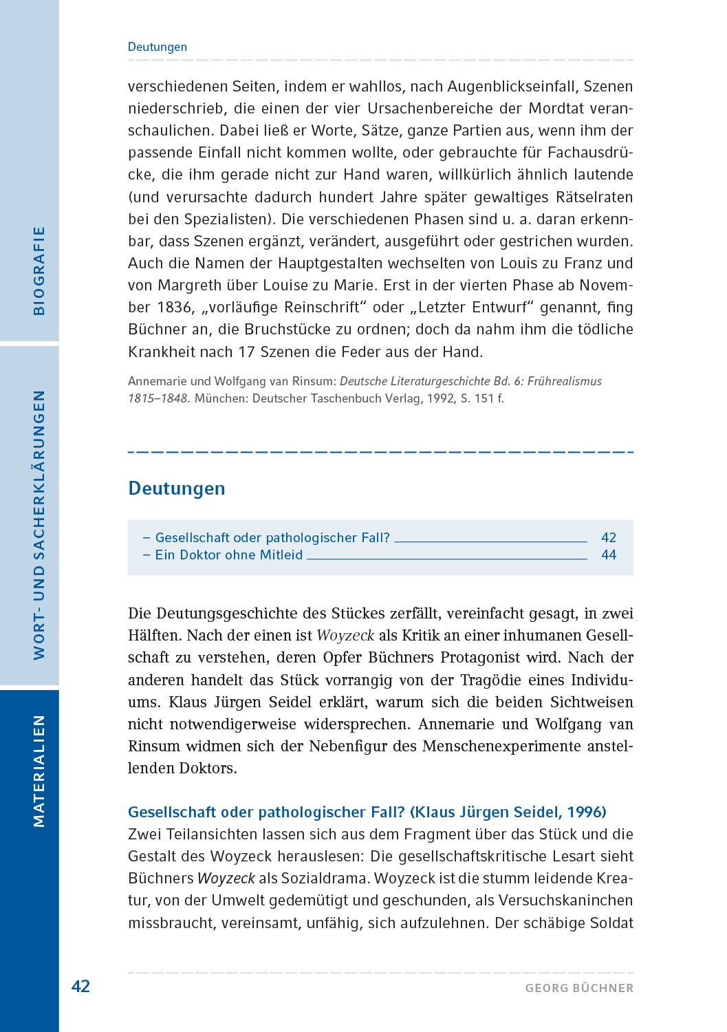 Beispielinhalt (Bild) Woyzeck