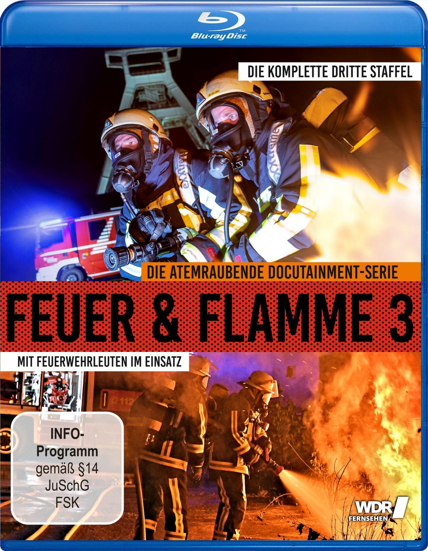 Vorderes Coverbild Feuer & Flamme - Mit Feuerwehrmännern im Einsatz