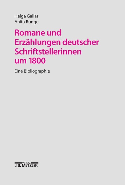 Vorderes Coverbild Romane und Erzählungen Deutscher Schriftstellerinnen UM 1800