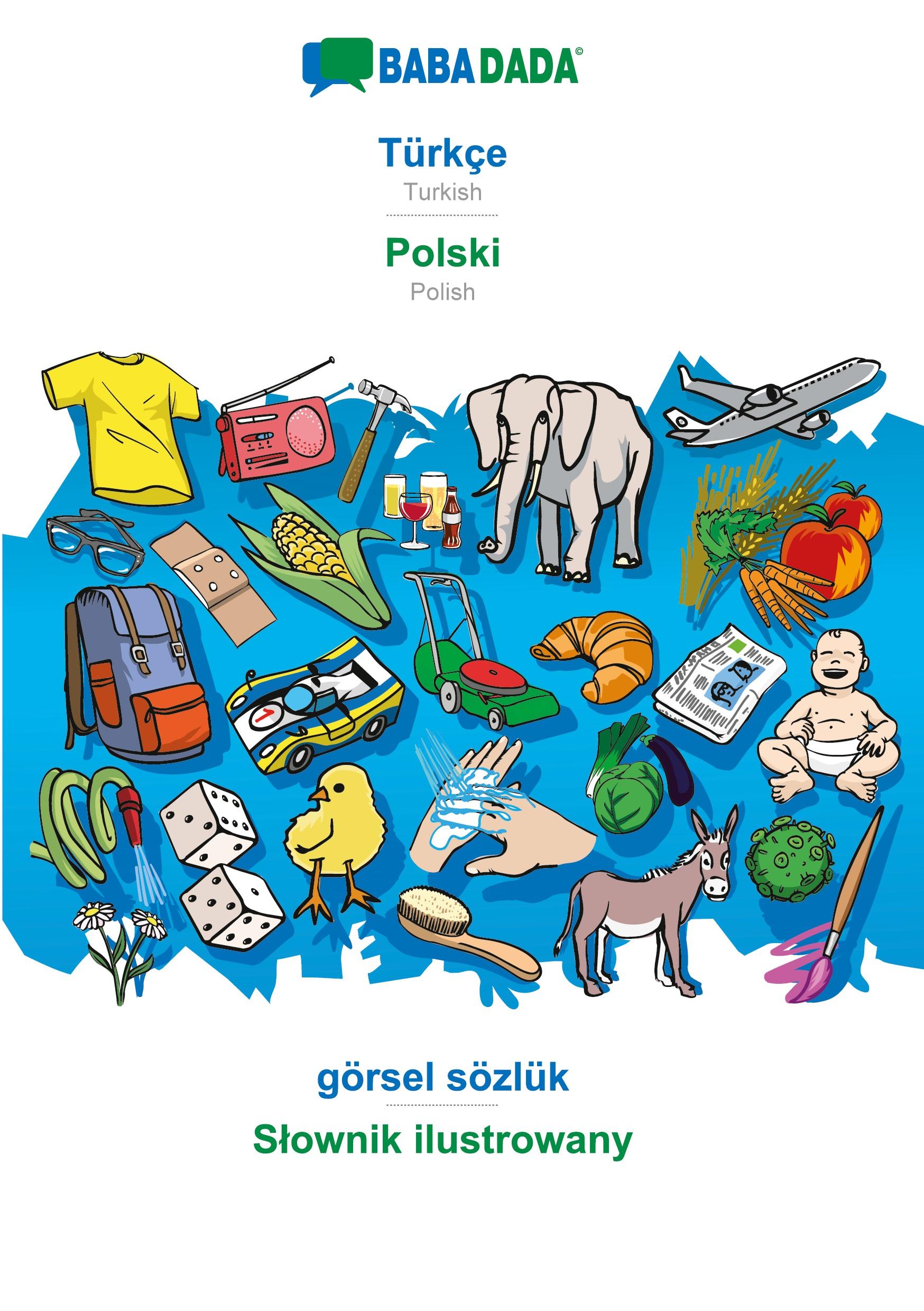 Vorderes Coverbild Türkçe - Polski, görsel sözlük, BW