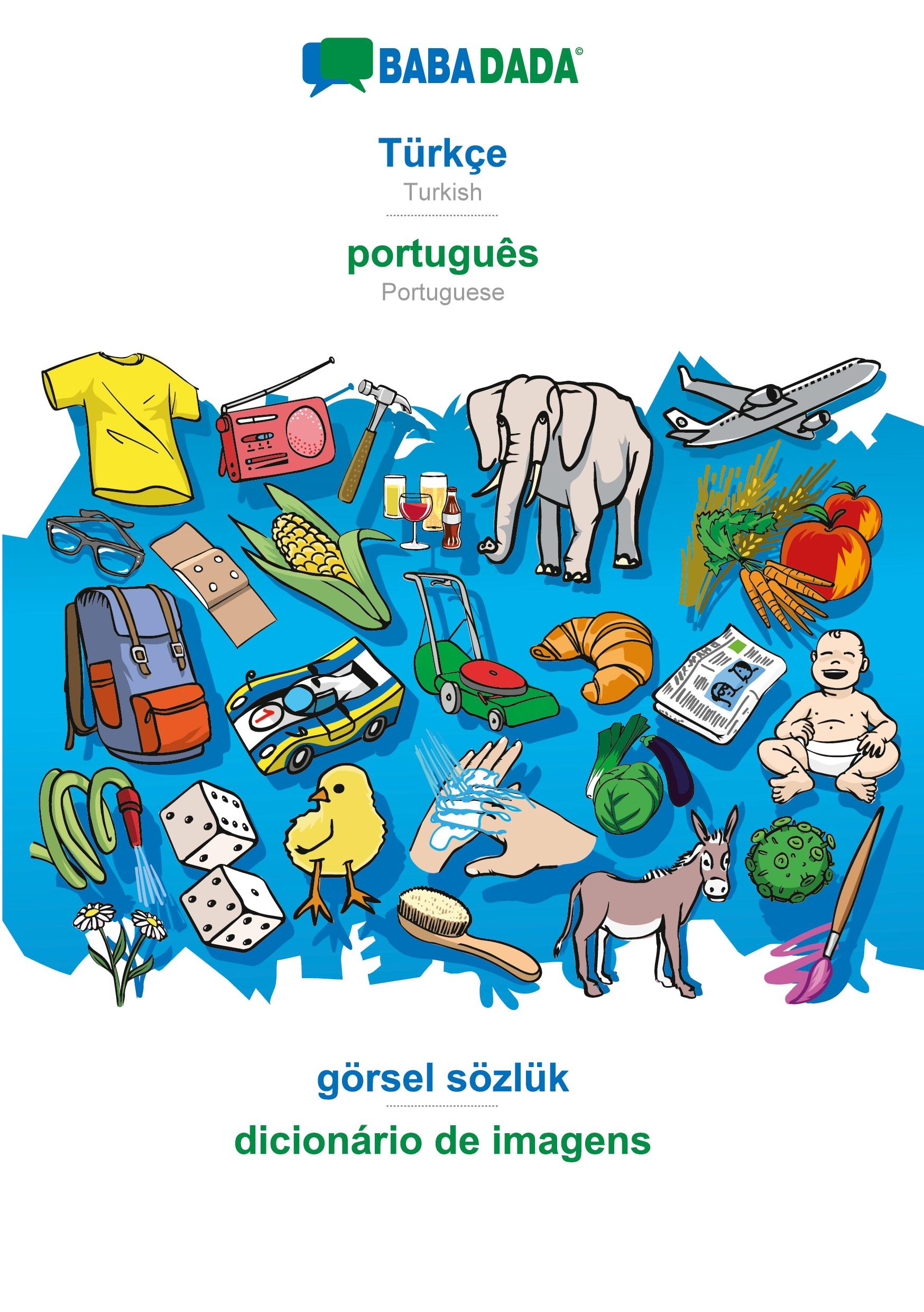 Vorderes Coverbild Türkçe - português, görsel sözlük, BW