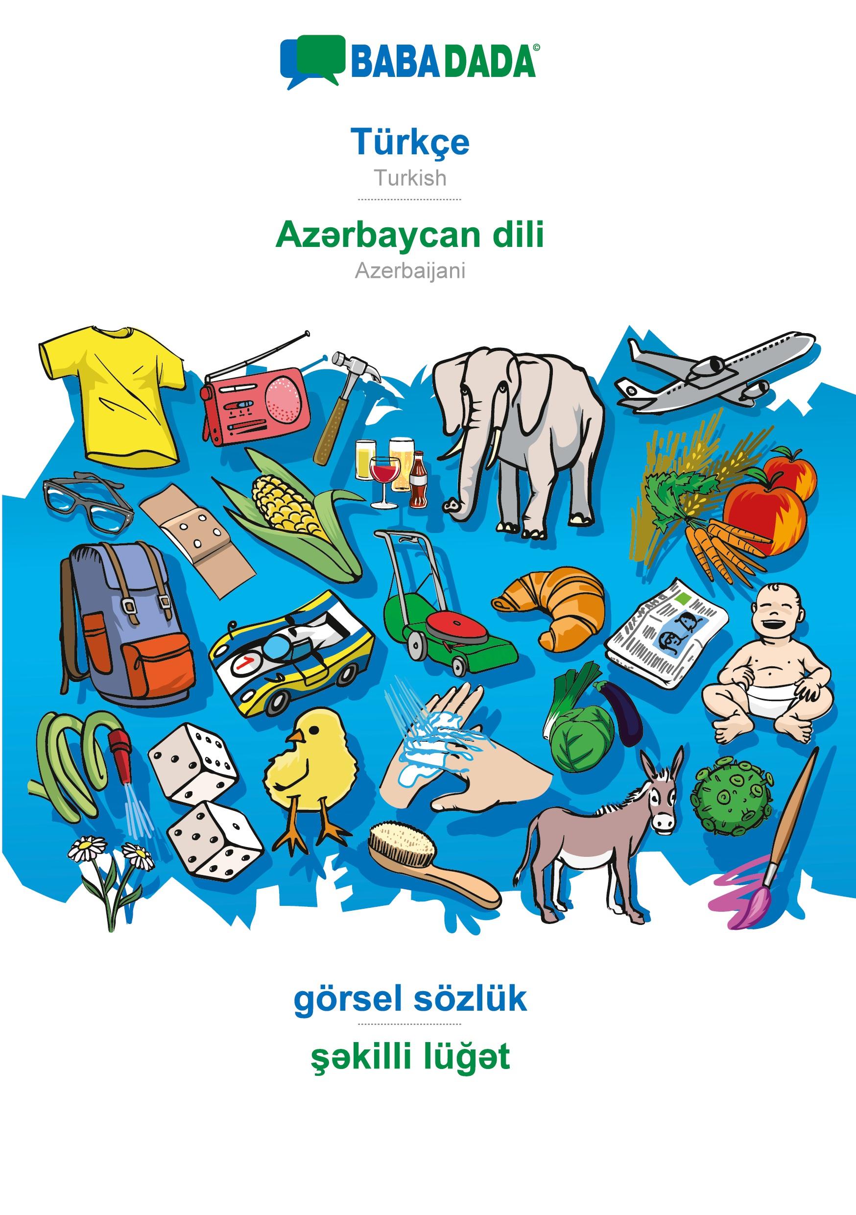 Vorderes Coverbild Türkçe - Az¿rbaycan dili, görsel sözlük, BW