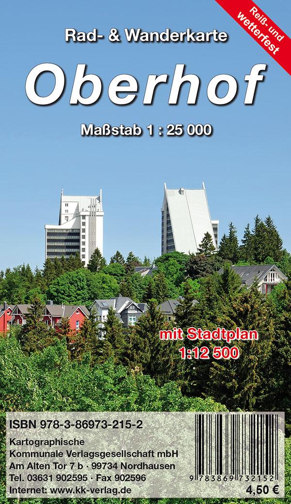 Vorderes Coverbild Oberhof 1 : 25 000