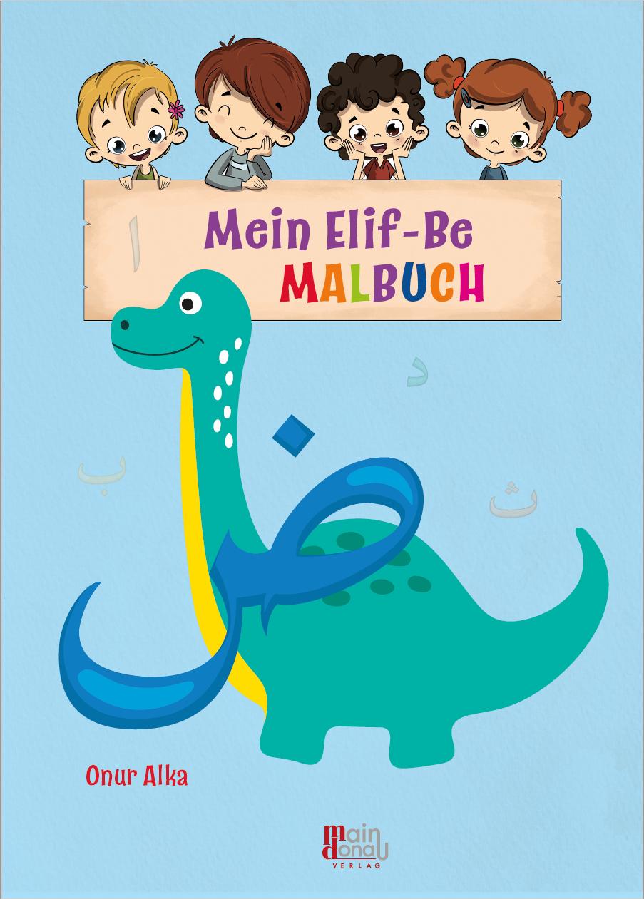 Vorderes Coverbild Mein Elif-Be Malbuch