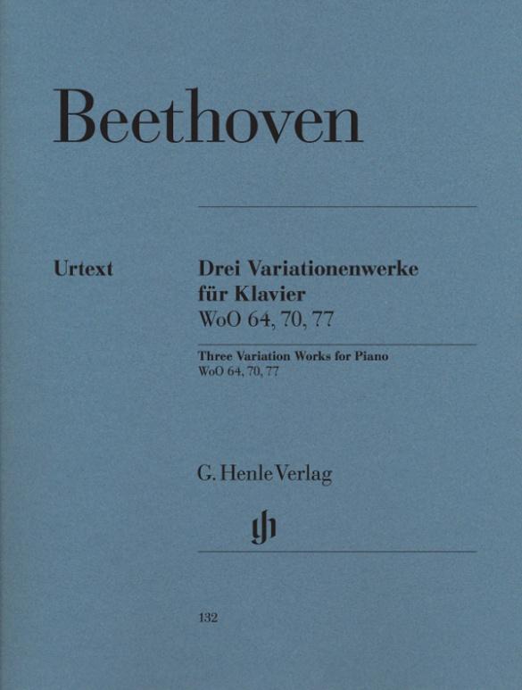 Vorderes Coverbild Beethoven, Ludwig van - 3 Variation Works WoO 70, 64, 77