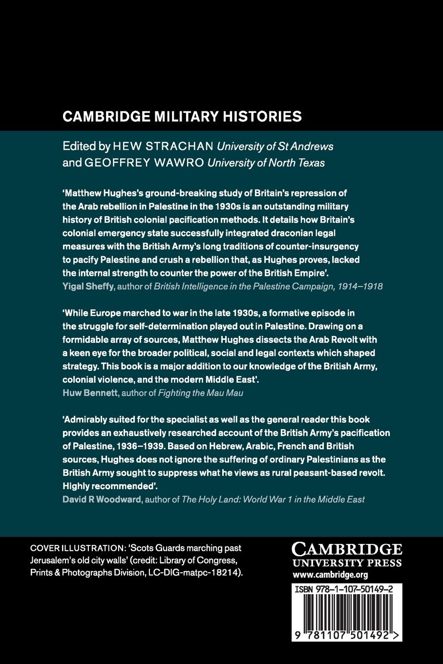 Rückseitencover Britain's Pacification of Palestine