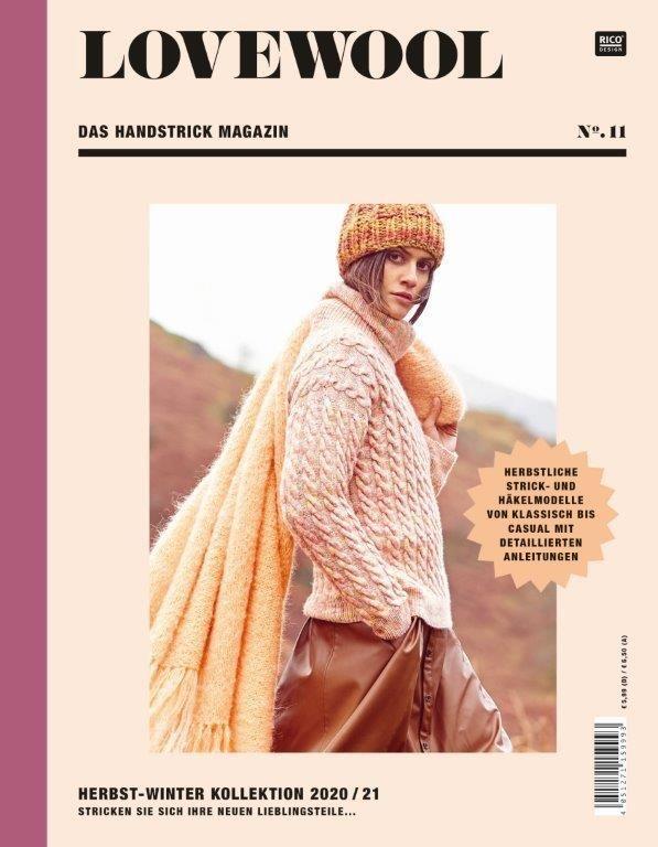 Vorderes Coverbild LOVEWOOL Das Handstrick Magazin No. 11