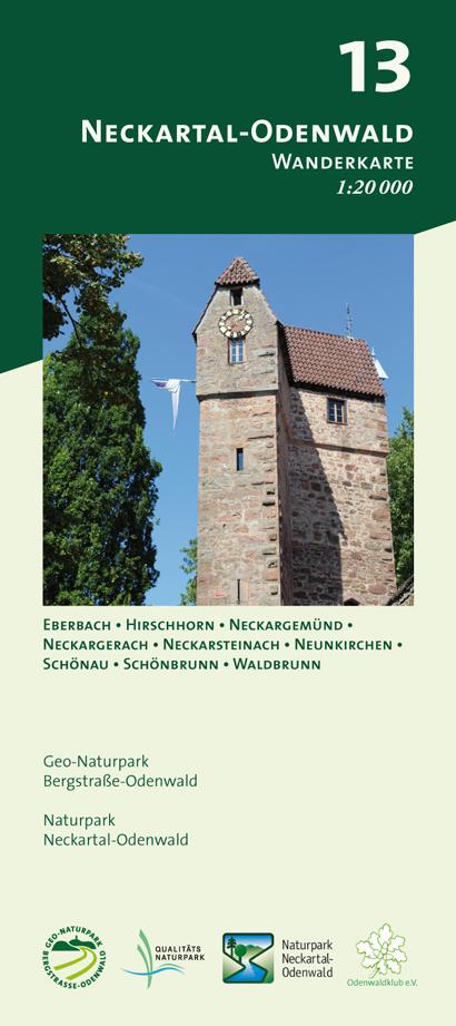Vorderes Coverbild Neckartal-Odenwald 1 : 20 000
