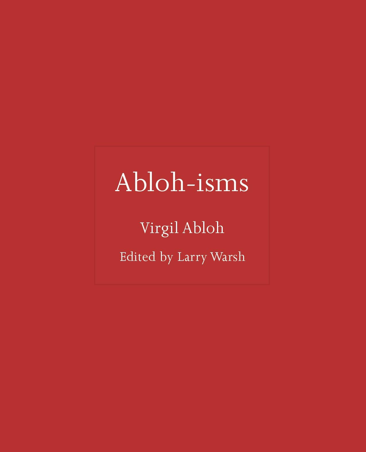 Vorderes Coverbild Abloh-isms