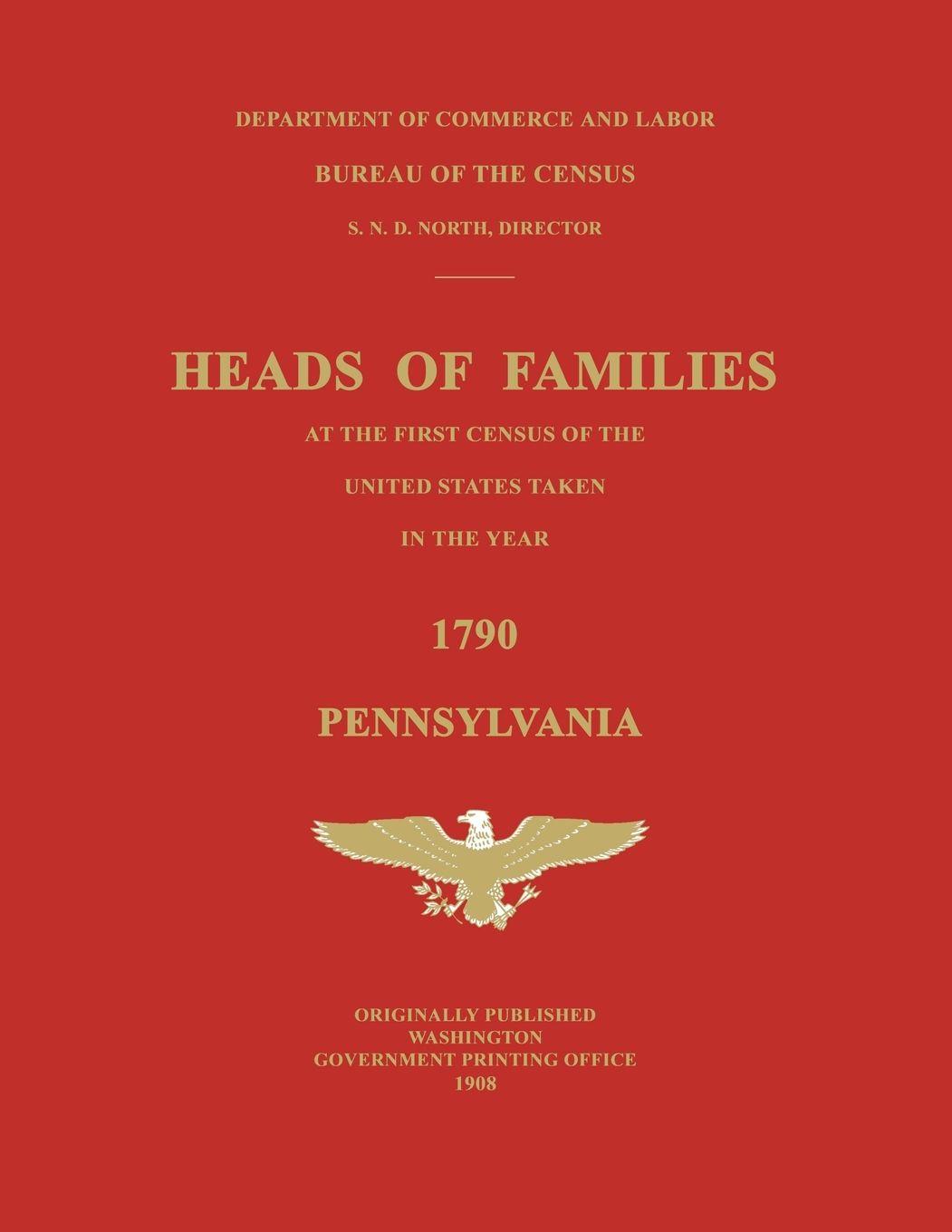 Vorderes Coverbild Heads of Families at the First Census of the United States Taken in the Year 1790
