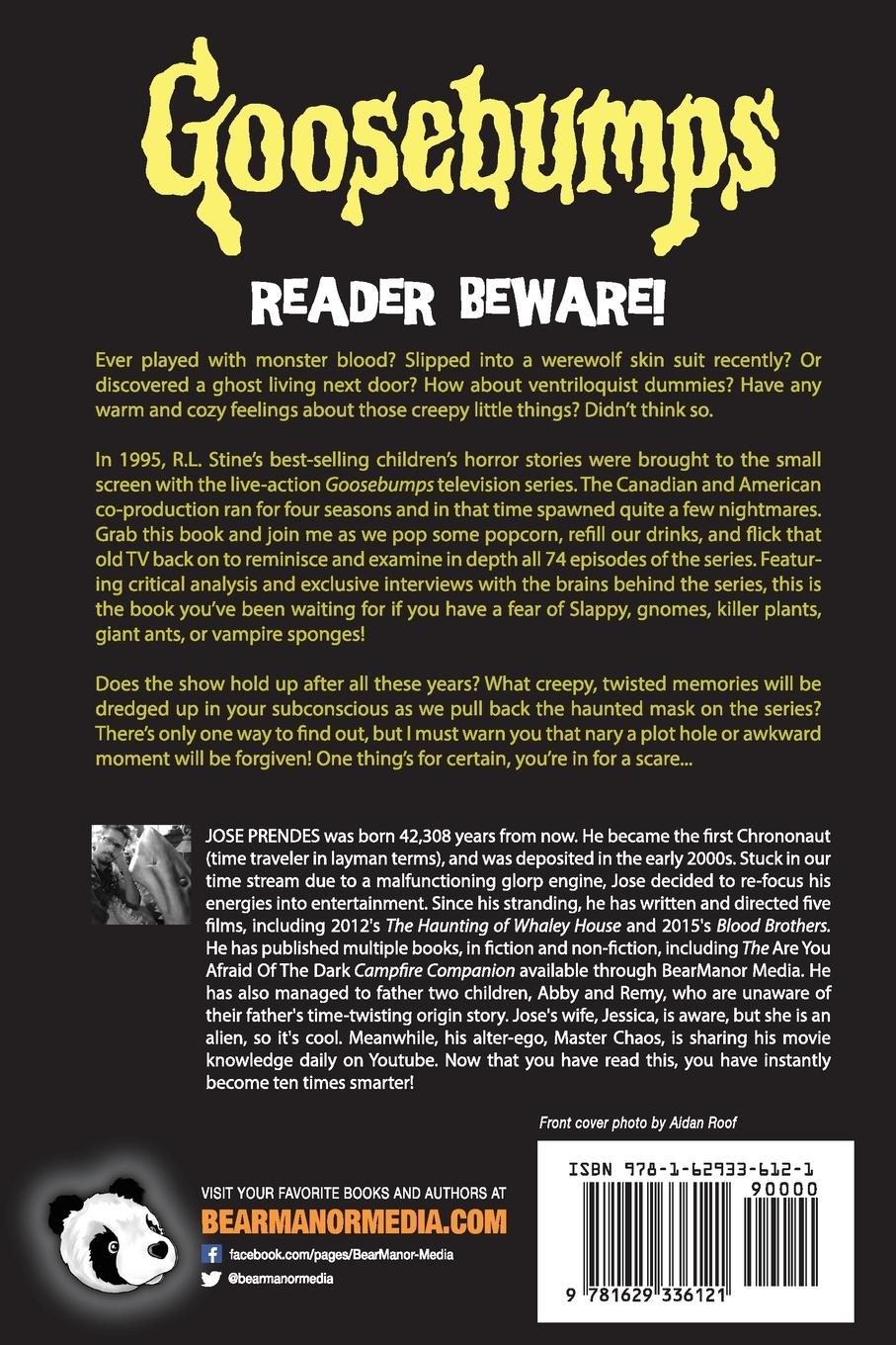 Rückseitencover Viewer Beware! The Goosebumps TV Companion