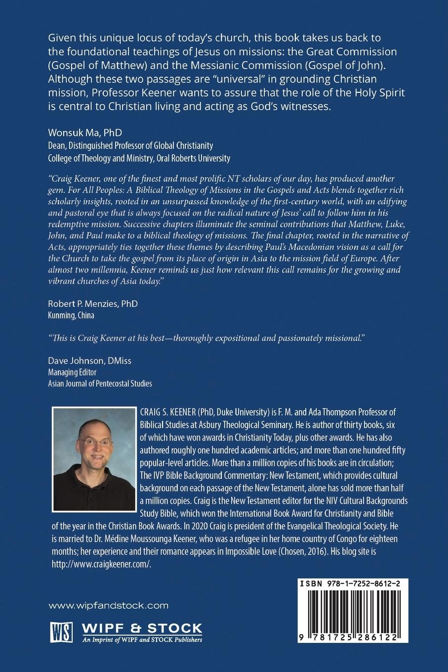 Rückseitencover For All Peoples