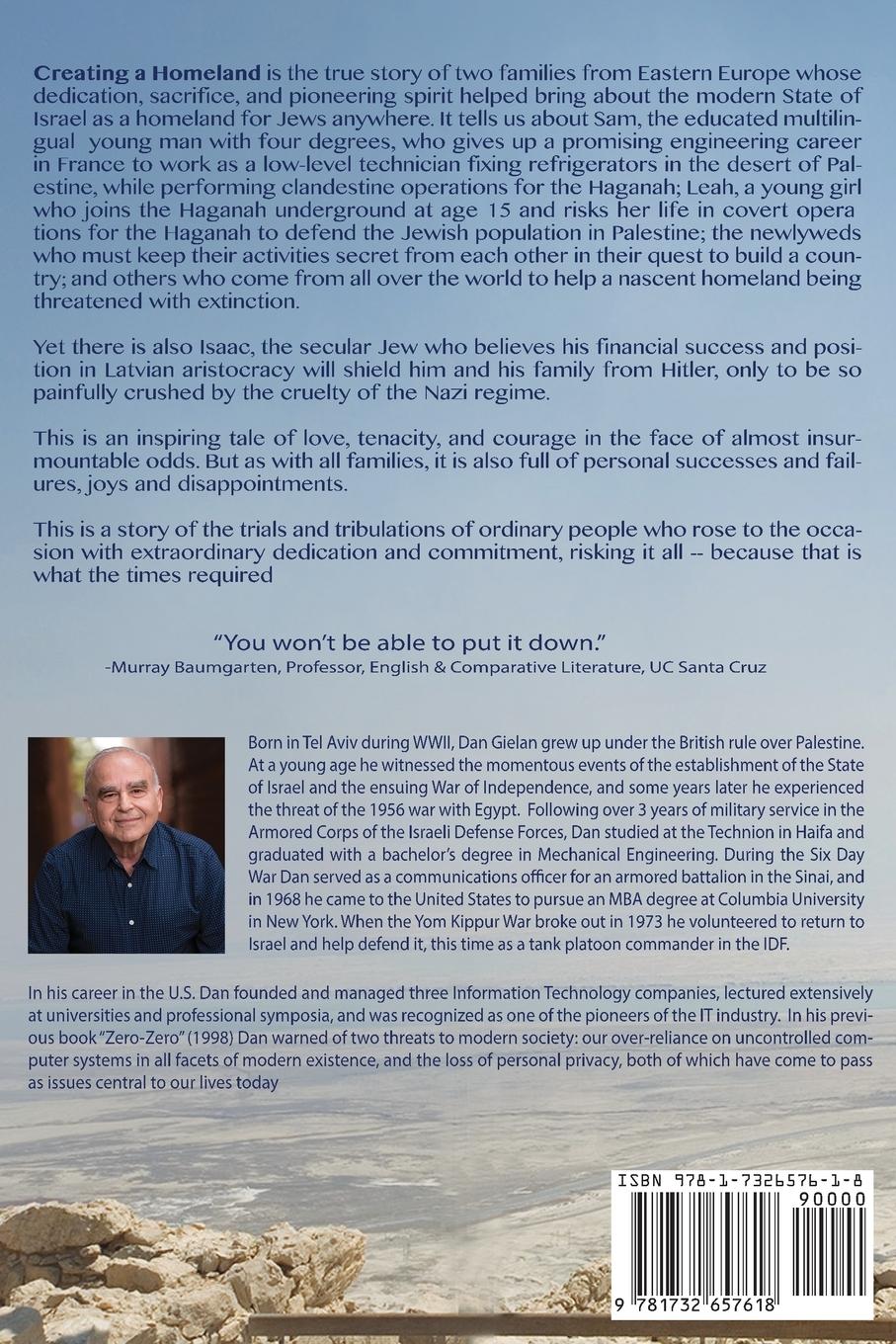 Rückseitencover Creating a  Homeland