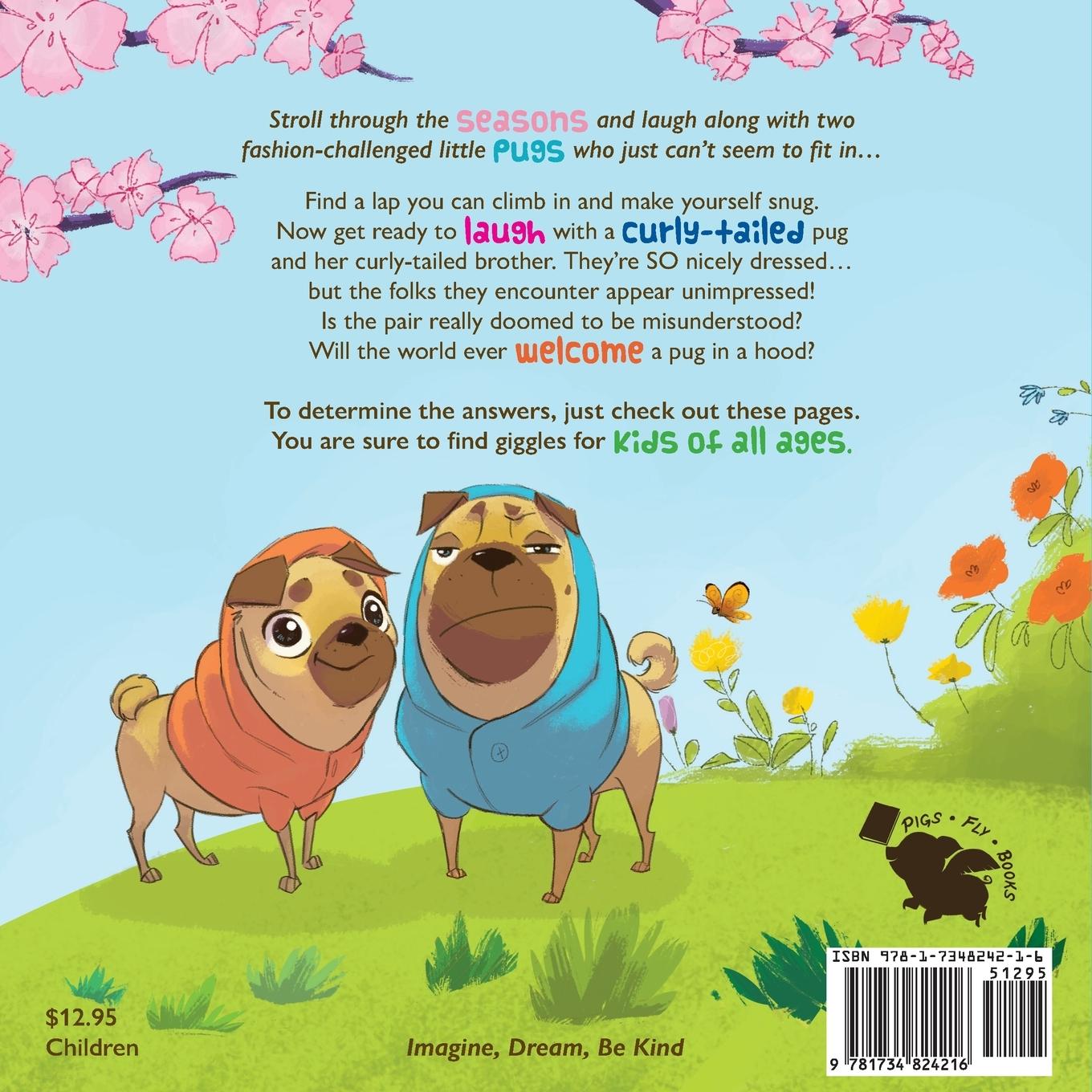 Rückseitencover Pugs Wearing Parkas