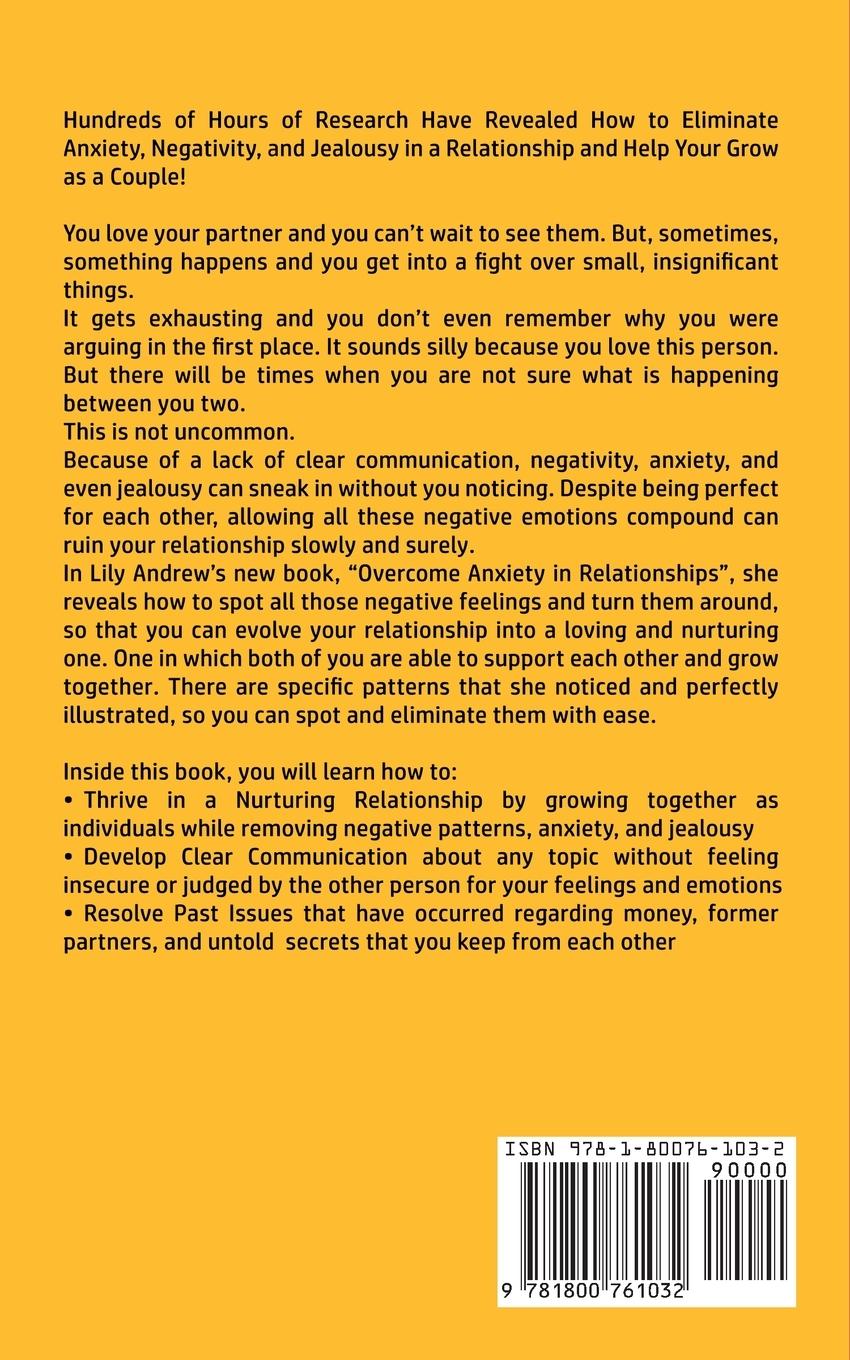 Rückseitencover Overcome Anxiety in Relationships