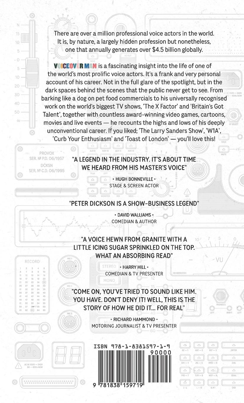 Rückseitencover Voiceover Man