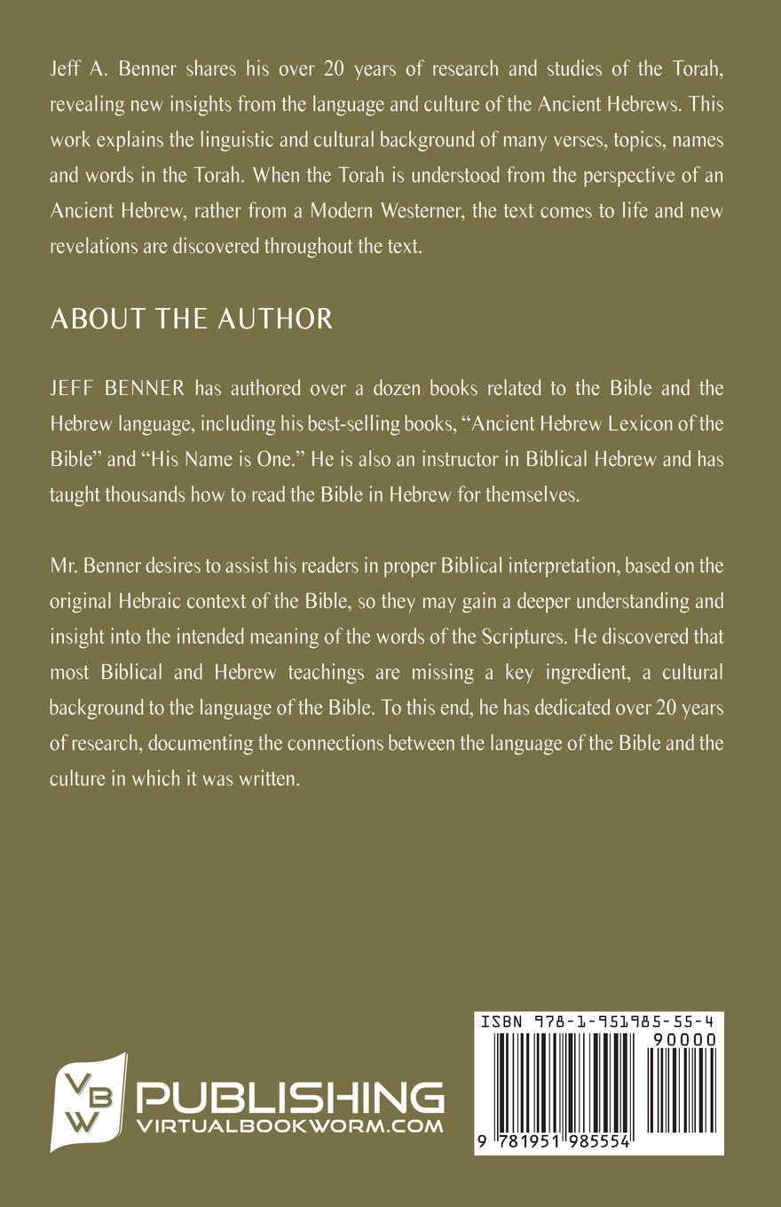 Rückseitencover Benner's Translation of the Torah