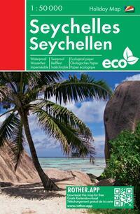Vorderes Coverbild Seychellen, Freizeitkarte 1 : 50 000