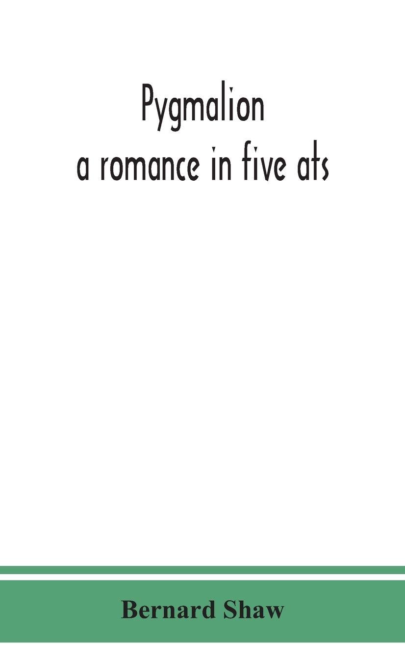 Vorderes Coverbild Pygmalion