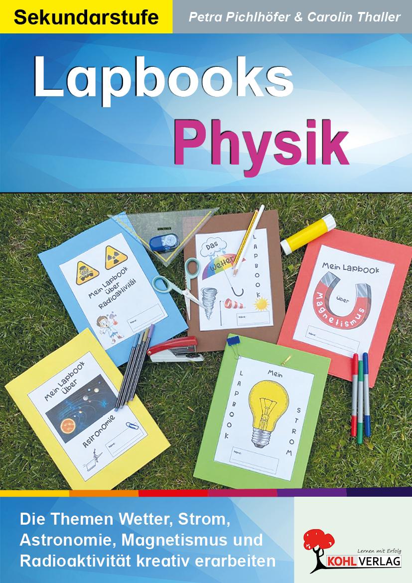 Vorderes Coverbild Lapbooks Physik