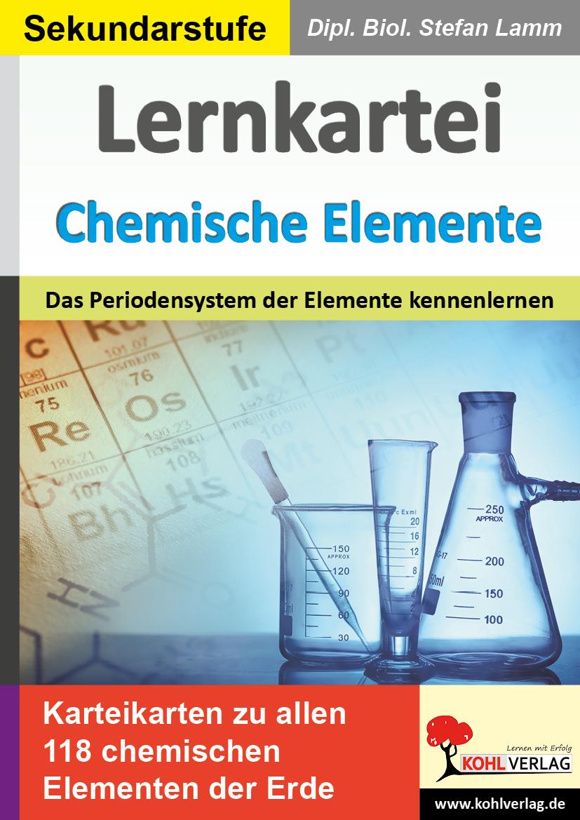 Vorderes Coverbild Lernkartei Chemische Elemente