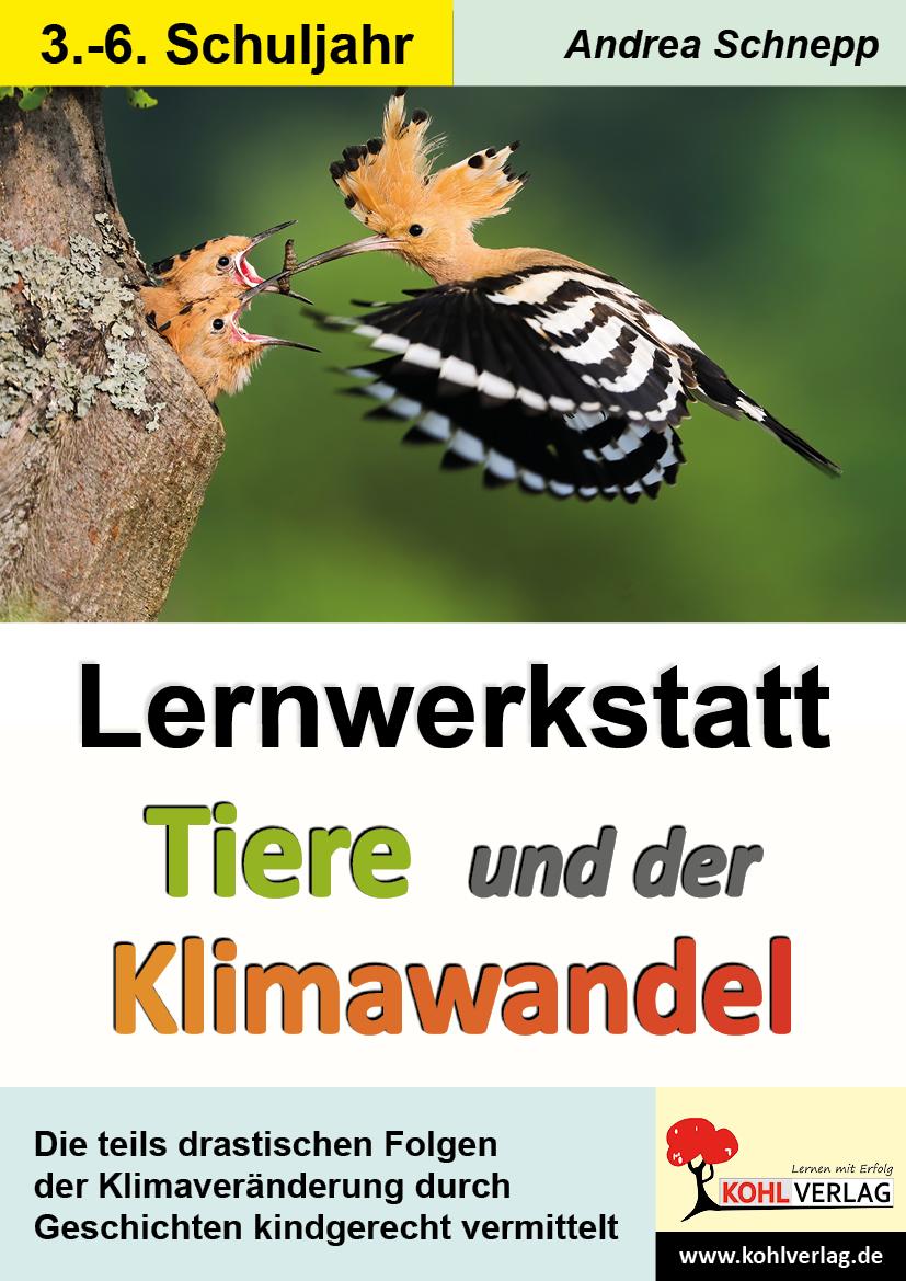 Vorderes Coverbild Lernwerkstatt Tiere und der Klimawandel