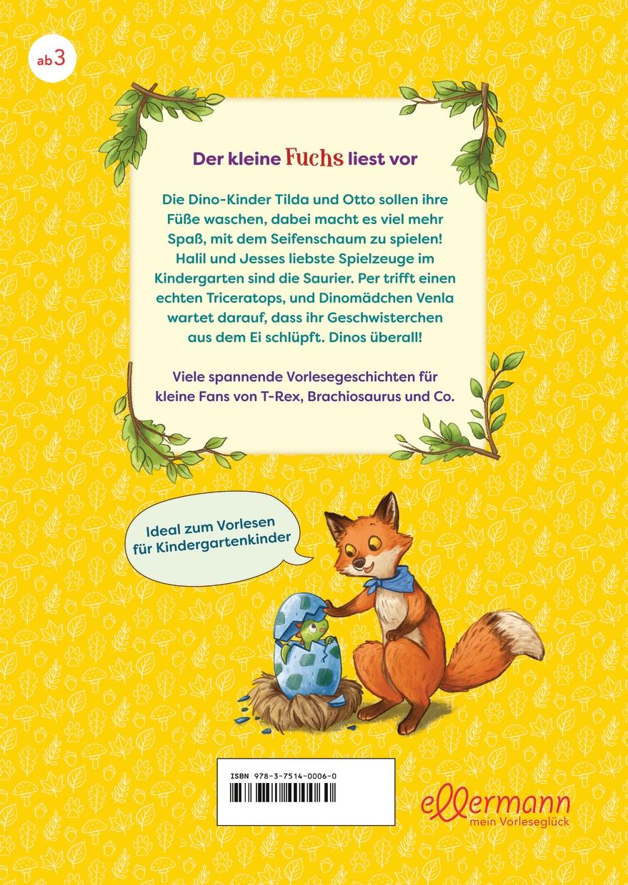Rückseitencover Der kleine Fuchs liest vor. Die Dinos sind los!