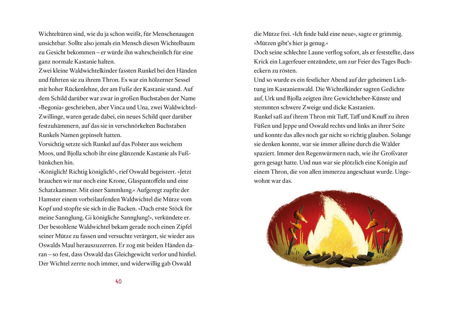 Beispielinhalt (Bild) Jeppe & Oswald 2. Willkommen in der Wichtelwelt