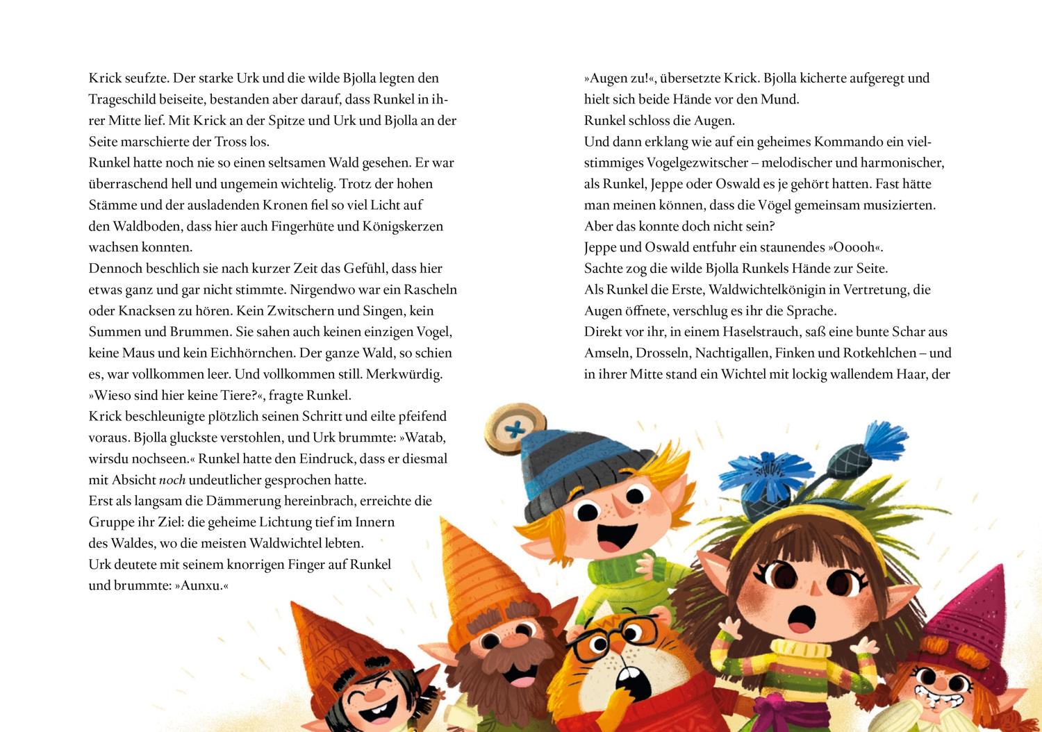 Beispielinhalt (Bild) Jeppe & Oswald 2. Willkommen in der Wichtelwelt