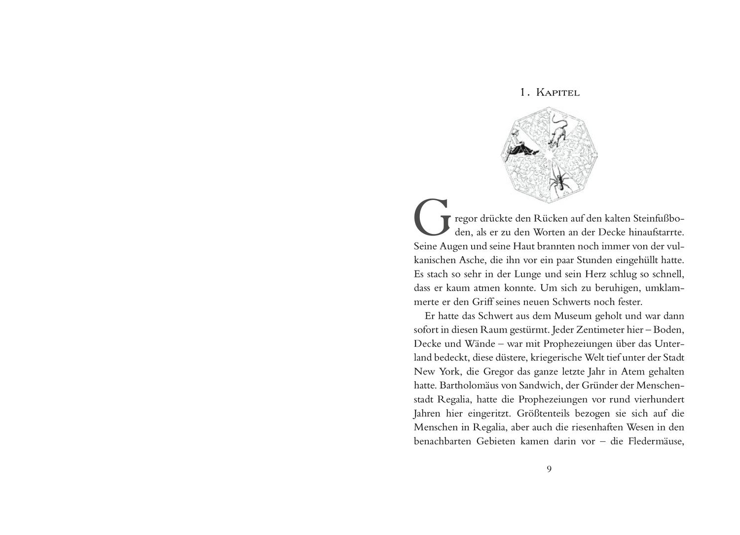 Beispielinhalt (Bild) Gregor 5. Gregor und das Schwert des Kriegers