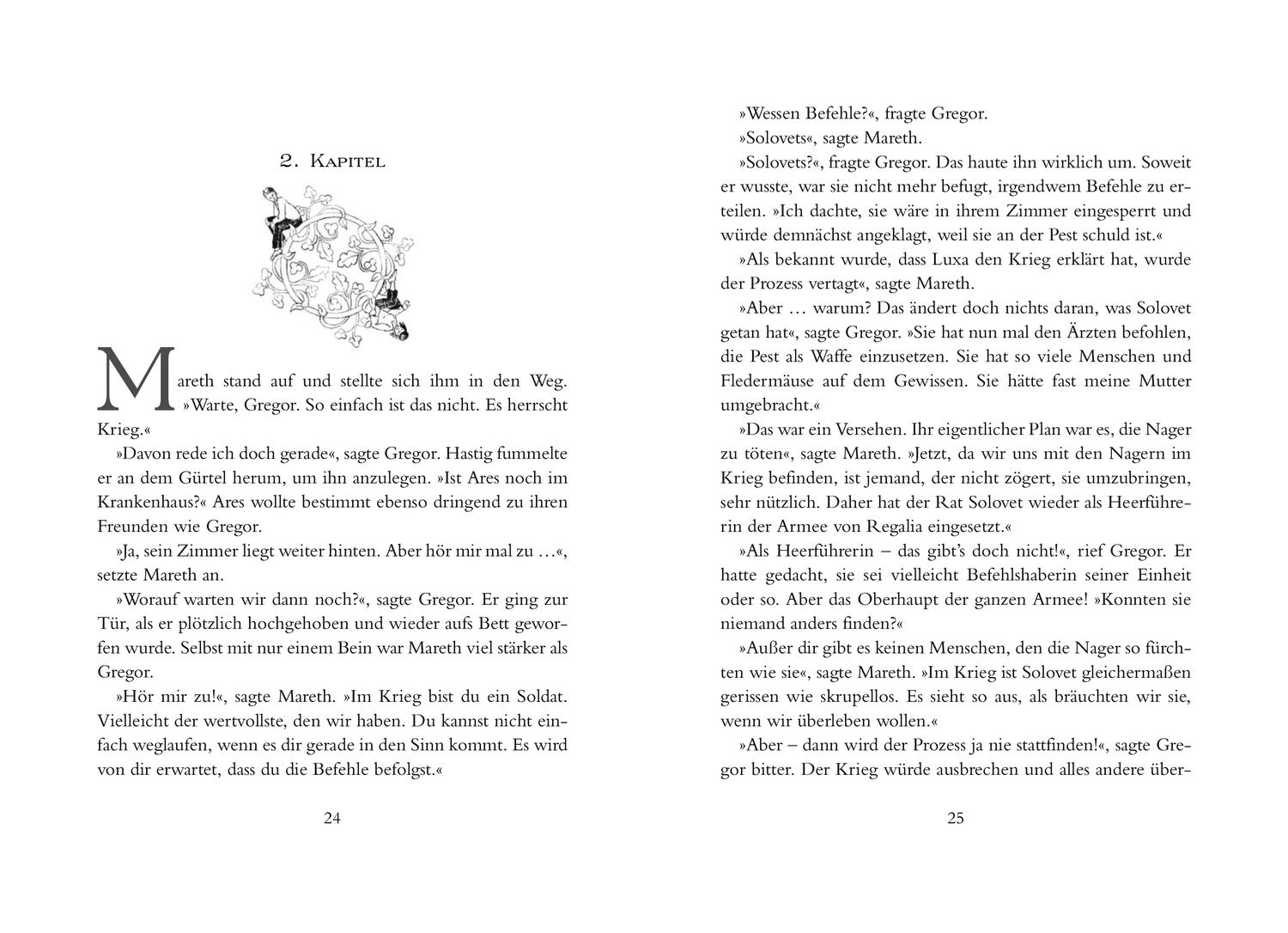 Beispielinhalt (Bild) Gregor 5. Gregor und das Schwert des Kriegers