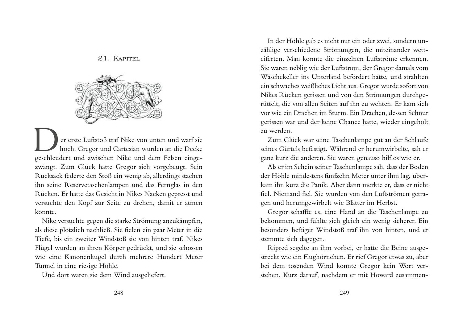 Beispielinhalt (Bild) Gregor 4. Gregor und der Fluch des Unterlandes