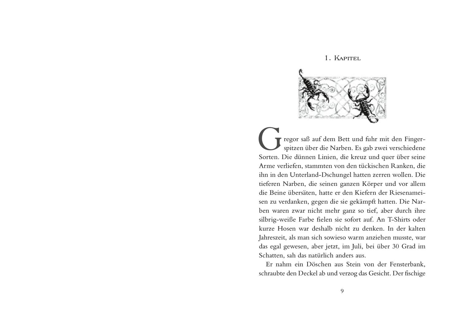 Beispielinhalt (Bild) Gregor 4. Gregor und der Fluch des Unterlandes