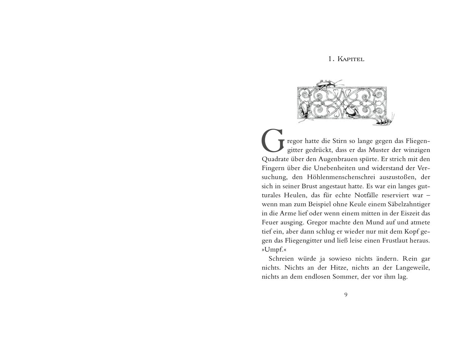 Beispielinhalt (Bild) Gregor 1. Gregor und die graue Prophezeiung