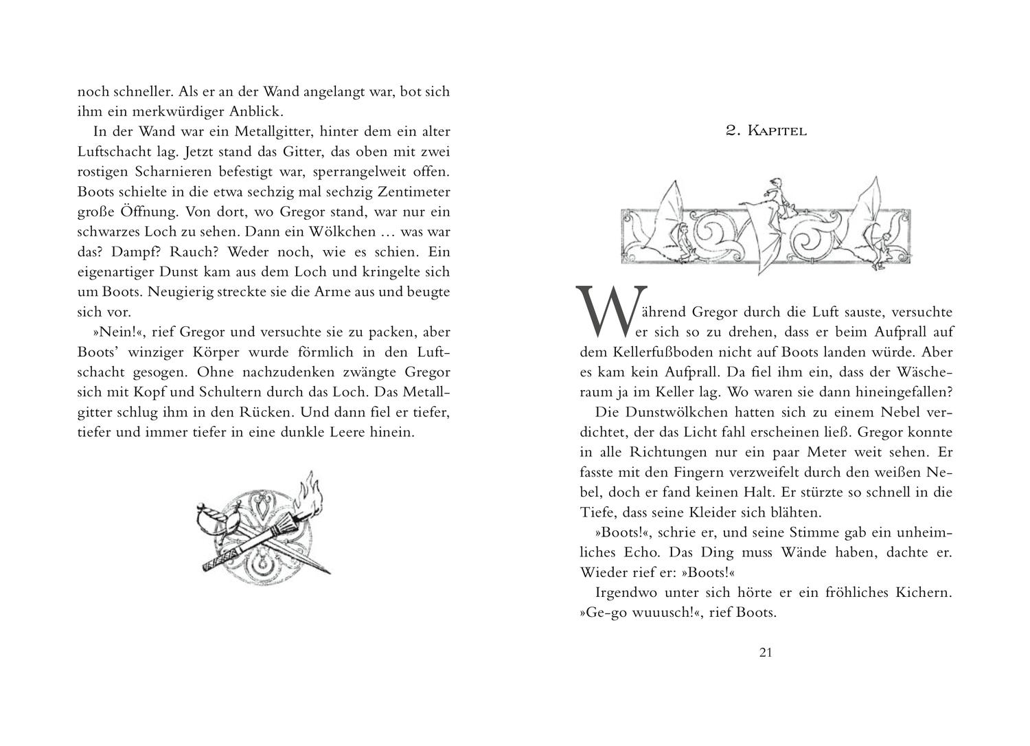 Beispielinhalt (Bild) Gregor 1. Gregor und die graue Prophezeiung