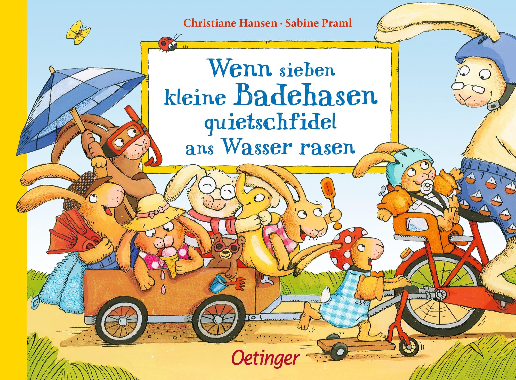 Vorderes Coverbild Wenn sieben kleine Badehasen quietschfidel ans Wasser rasen