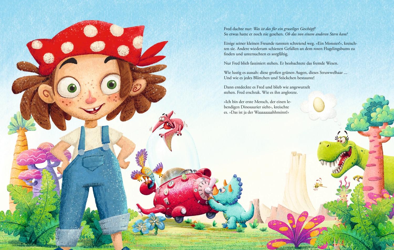 Beispielinhalt (Bild) Ein Dino namens Fred