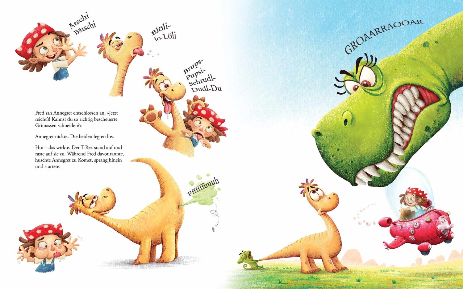 Beispielinhalt (Bild) Ein Dino namens Fred