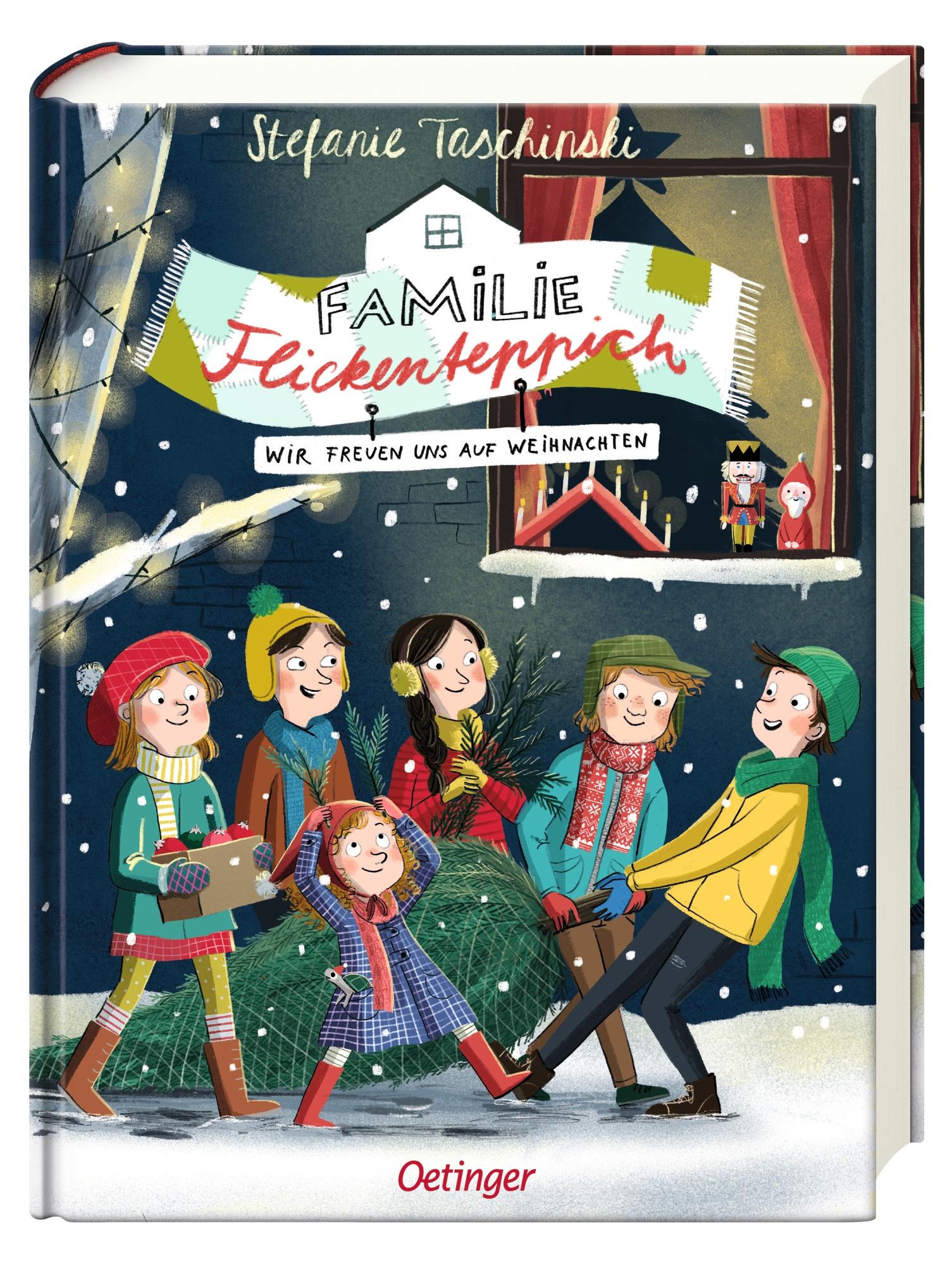 Beispielinhalt (Bild) Familie Flickenteppich 4. Wir freuen uns auf Weihnachten