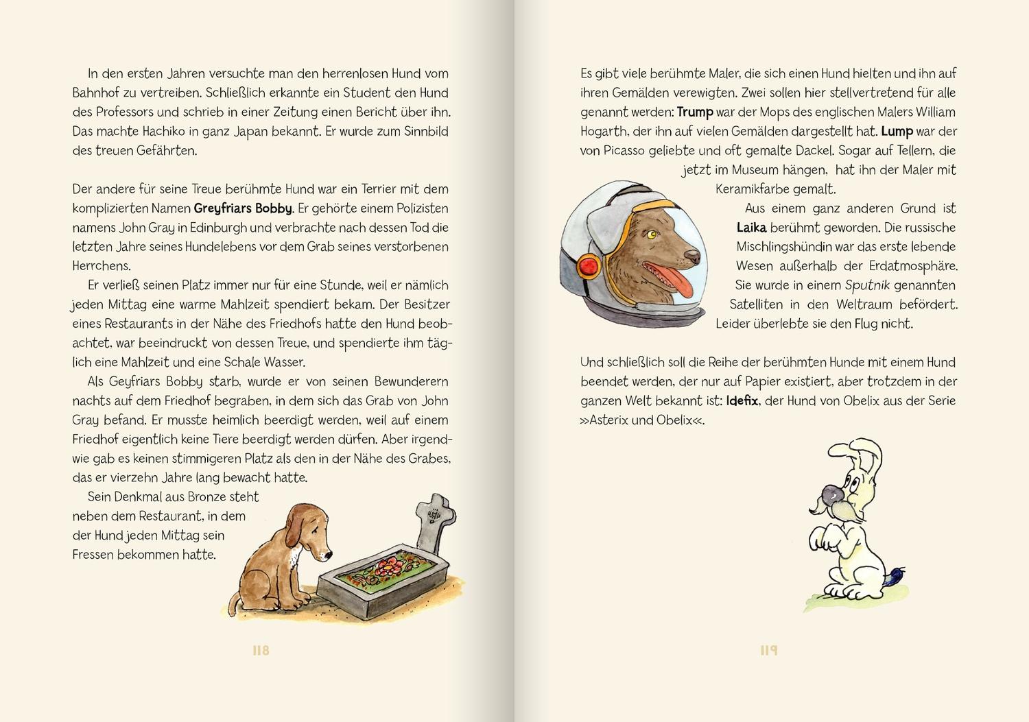 Beispielinhalt (Bild) Möpse, Dackel, Hütehunde