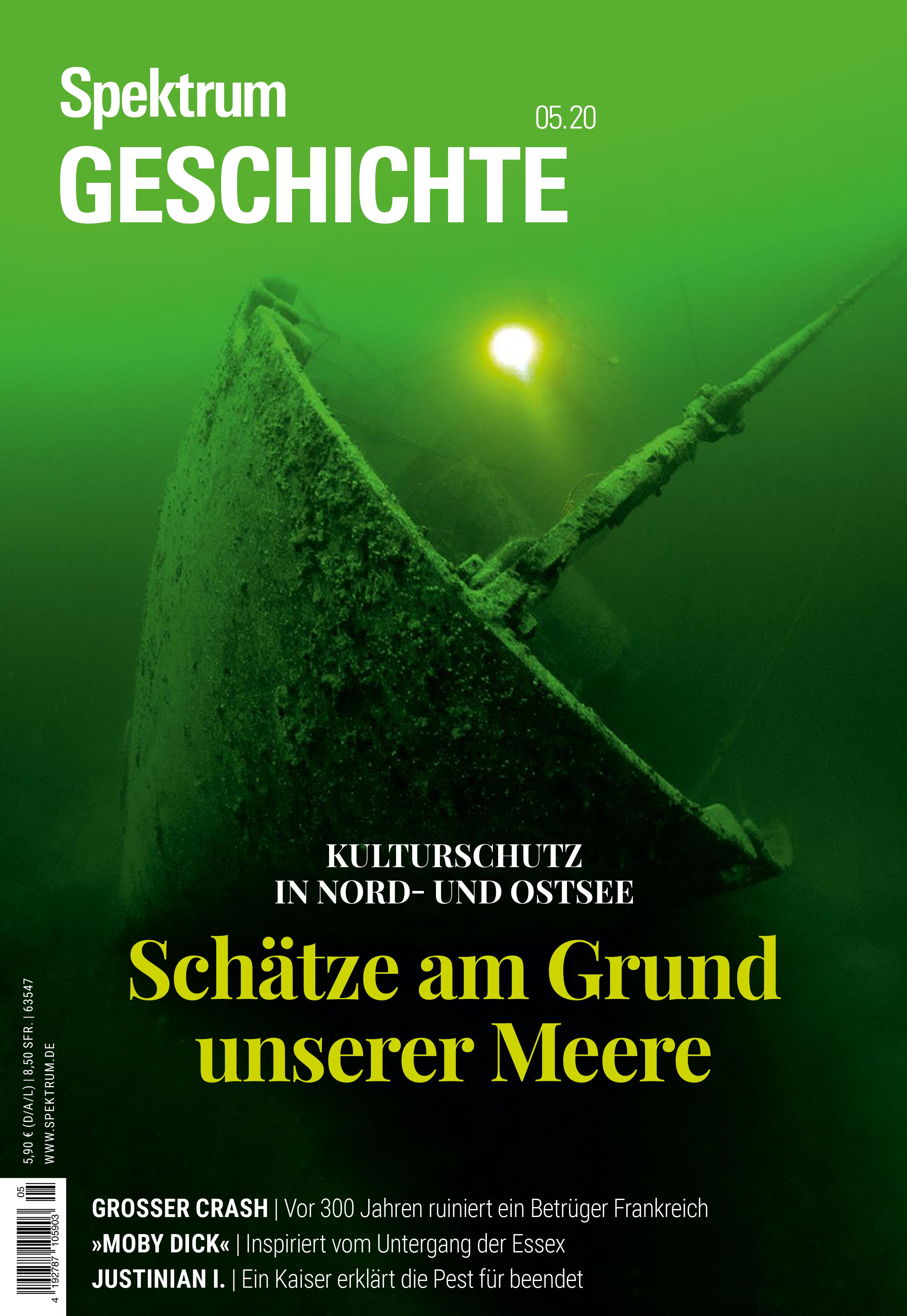 Vorderes Coverbild Spektrum Geschichte - Schätze am Grund unserer Meere