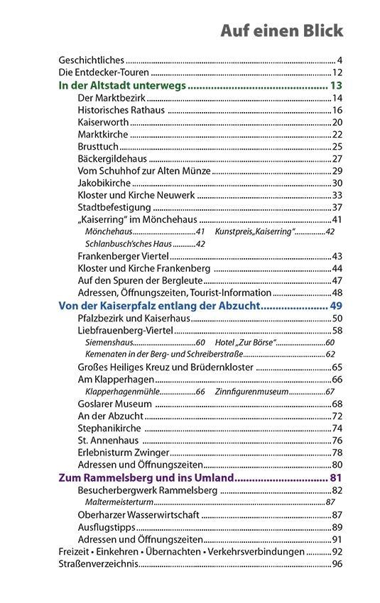 Beispielinhalt (Bild) Goslar - Der Stadtführer