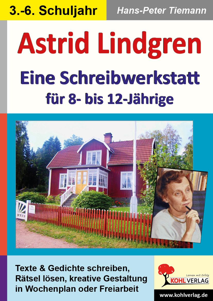 Vorderes Coverbild Astrid Lindgren - Eine Schreibwerkstatt für 8- bis 12-Jährige