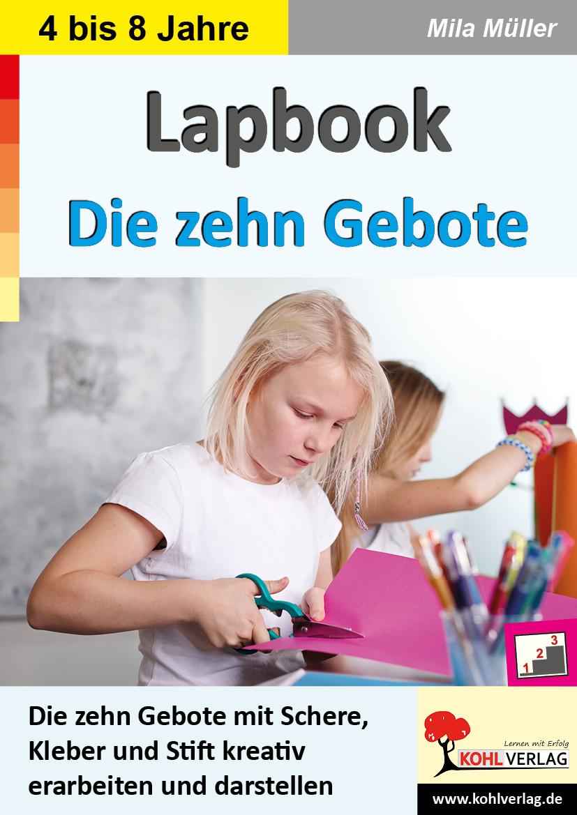 Vorderes Coverbild Lapbook Die zehn Gebote