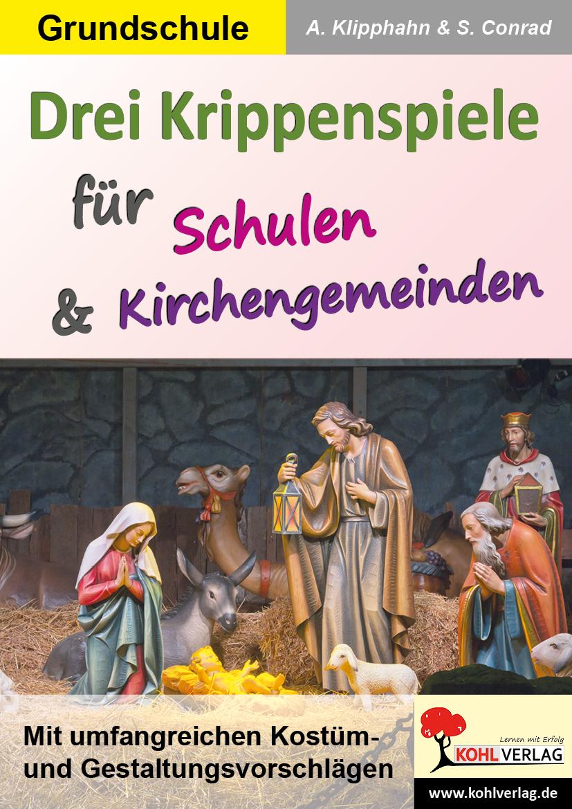 Vorderes Coverbild Drei Krippenspiele für Schulen & Kirchengemeinden
