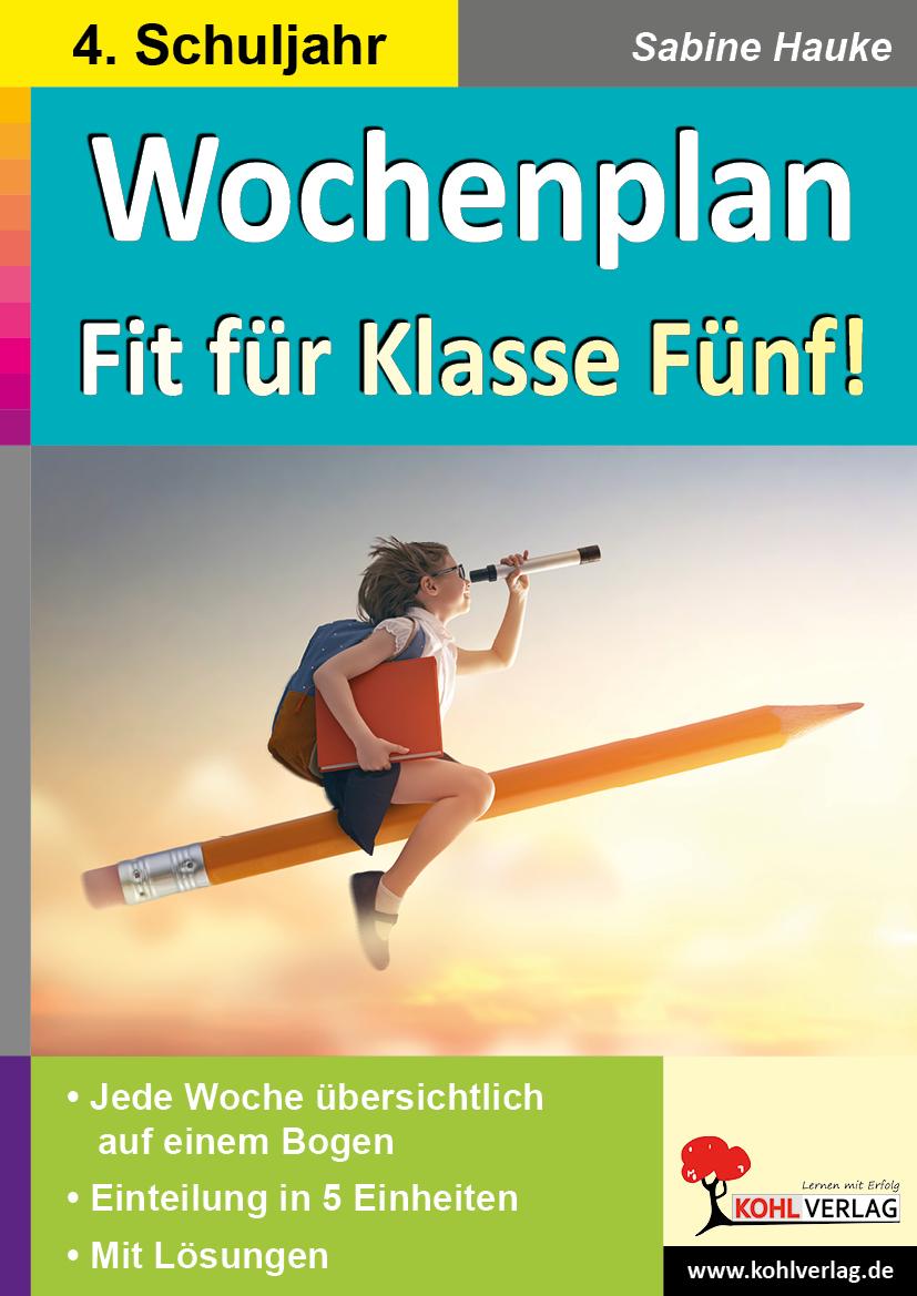 Vorderes Coverbild Wochenplan Fit für Klasse Fünf!