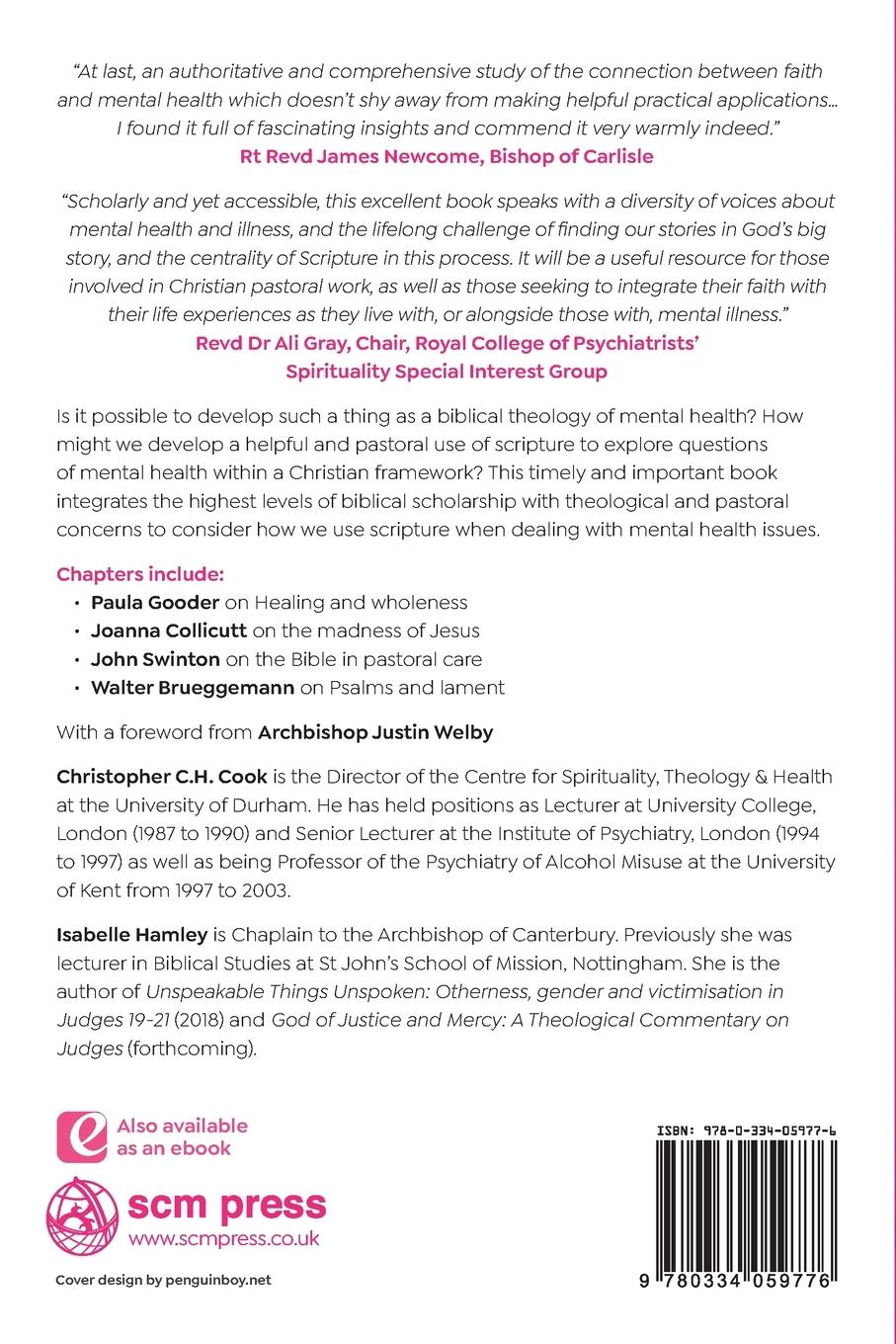 Rückseitencover The Bible and Mental Health