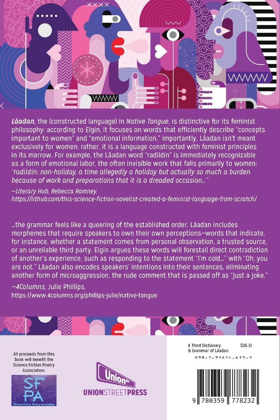 Rückseitencover A Third Dictionary & Grammar of Láadan