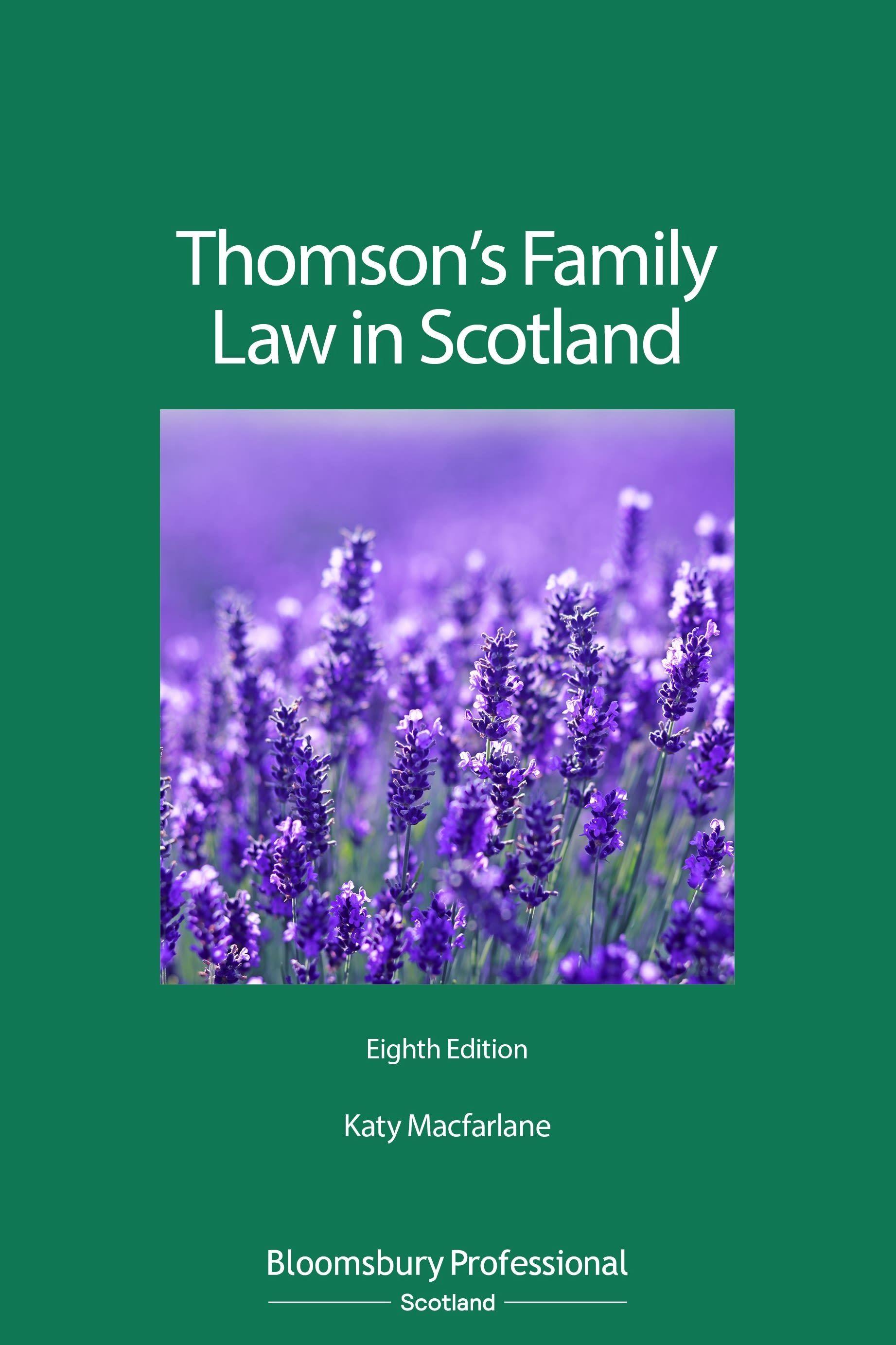 Vorderes Coverbild Thomson's Family Law in Scotland