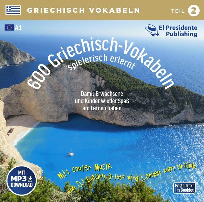 Vorderes Coverbild 600 Griechisch-Vokabeln spielerisch erlernt - Teil 2